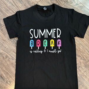 Summer Break T-Shirt size small NWOT